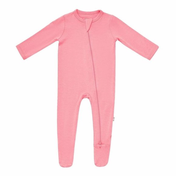 NIB Kyte Baby Zippered‎ Footie in Rose Size 18-24 months - Picture 1 of 4